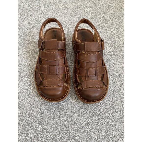 BORN Men's Leather Fisherman Sandals  Size 8 - Picture 2 of 10